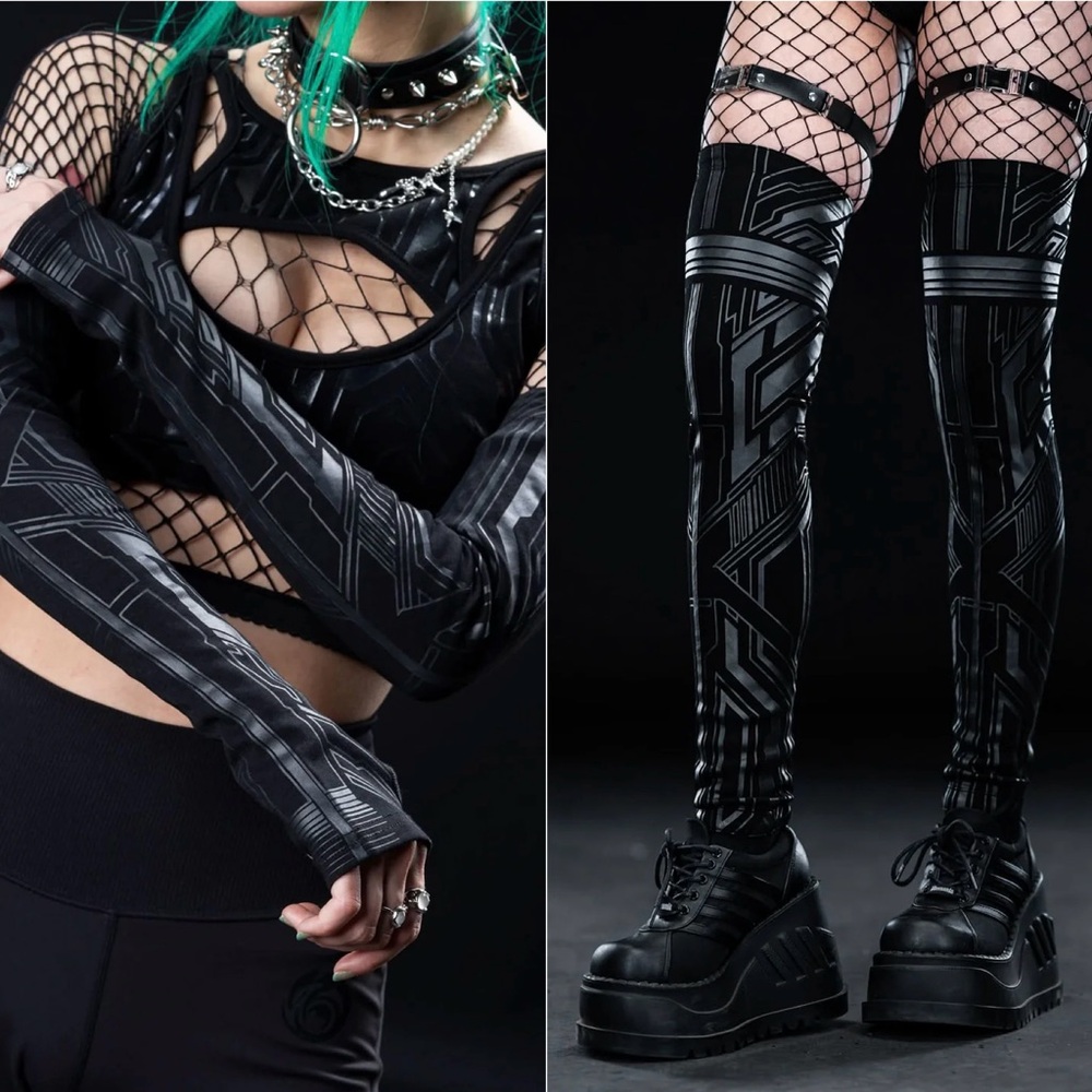 Neo4ic Zephyr Sleeves & Thigh Highs - M